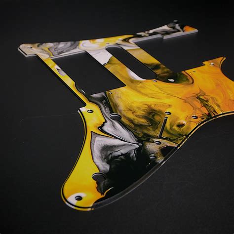 Ibanez Pickguard Yellow Marble Rg Series Custom Etsy