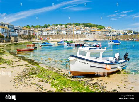 A View Of The Harbour In The Quaint And Picturesque Fishing Port And