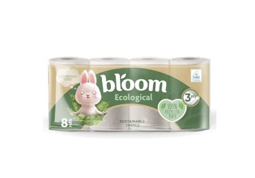 Tualet popierius BLOOM COMFORT SOFT ECOLOGICAL 3 sluoksnių 8 vnt