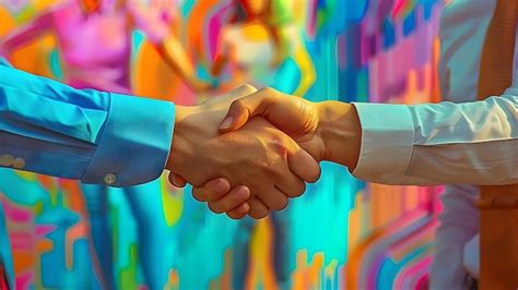 Premium Photo Business People Shaking Hands Before Meeting