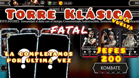 Torre Kl Sica Fatal Jefes Ta Vuelta Mortal Kombat Mobile