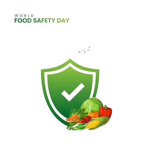 Premium Vector World Food Safety Day Food Day 3d Illustration