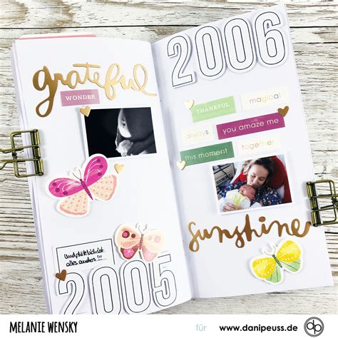 Scrapbooking Memory Notebook Erinnerung Materialpaket Handgemacht Mit