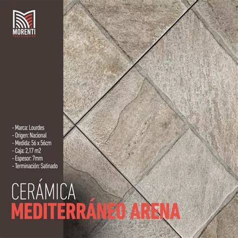 Ceramica Lourdes Mediterranea Arena X Ra Cal Mercadolibre