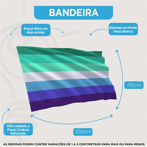 Bandeira Gay Lgbt Pride Proud Orgulho X Cm Elo