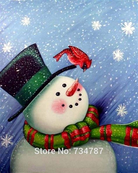 michelle the painter snowman - Loralee Mackey