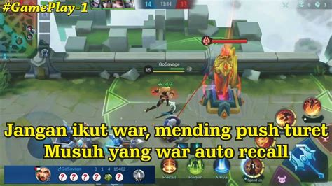 Gameplay Masha Kill Gak Penting Mending Push Turet Aja Youtube