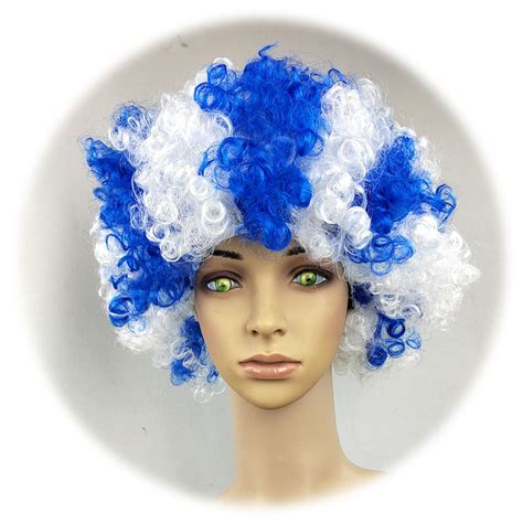 Summer New Arrivals Flags Of European Cup Countries National Flag Short Curly Wig 2024 European