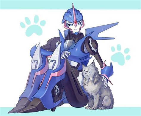 Arcee Y El Gato Милые рисунки Вдохновляющие персонажи Трансформирующееся искусство