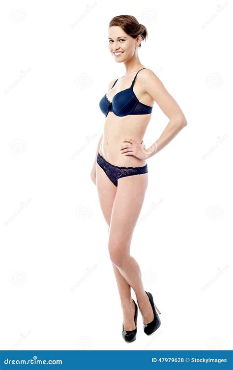 Erstaunliche Sexy Frau Im Bikini Stockfoto Bild von schüchtern getrennt 47979628