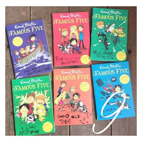 Enid Blyton The Famous Five Adventures Collection 9 Books No Box