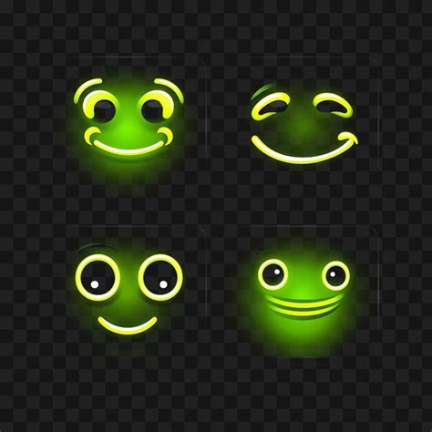 Premium Psd Neon Design Of Winking Face Icon Emoji With Playful