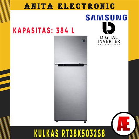 Jual KULKAS SAMSUNG 2 PINTU DIGITAL INVERTER TWIN COOLING RT38K5032S8