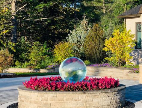 Sphere Fountains Water Features For Your Garden Allison Armour