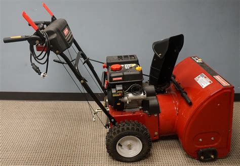 Lot Craftsman 24 Clearance Electric Self Start Snowblower