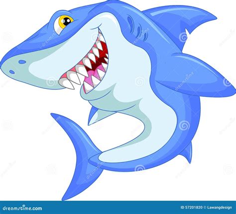 Funny Shark Cartoon 23199883