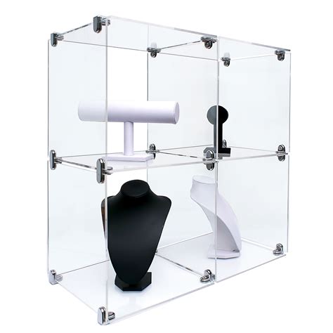 2x2 Cube Acrylic Modular Display System Dscube2x2