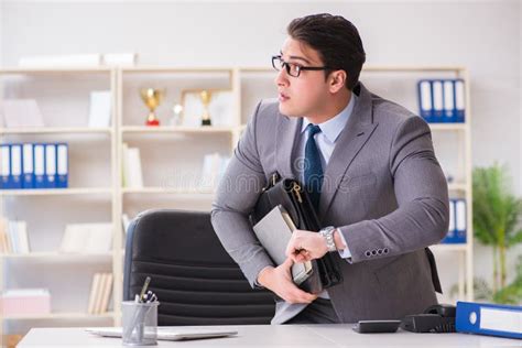 The Businessman in Industrial Espionage Concept Stock Photo - Image of ...