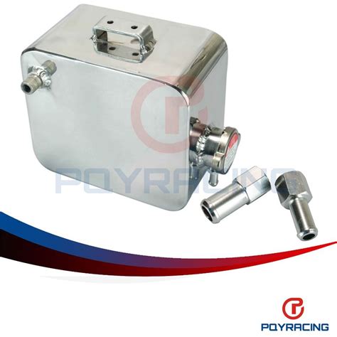 Pqy 2l Litre Polished Alloy Header Expansion Water Tank And Cap Water Header Tank Coolant