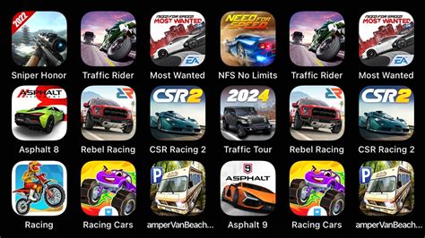 Sniper Honor Traffic Rider Most Wanted NFS No Limits Asphalt 8