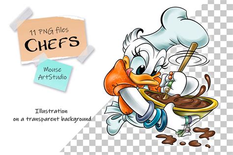 Chefs Minnie Png Mickey Mouse Daisy Duck Donald Goofy Etsy Australia