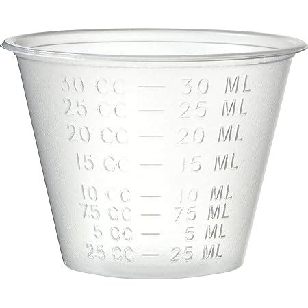 Amazon Vanguard Disposable Graduated Plastic Medicine Cups