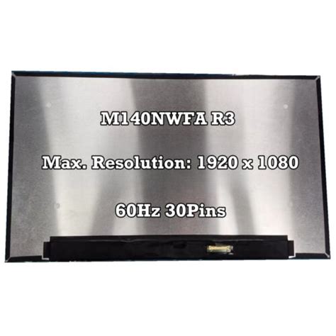 M Nwfa R Laptop Lcd Screen Replacement Display Panel Matrix