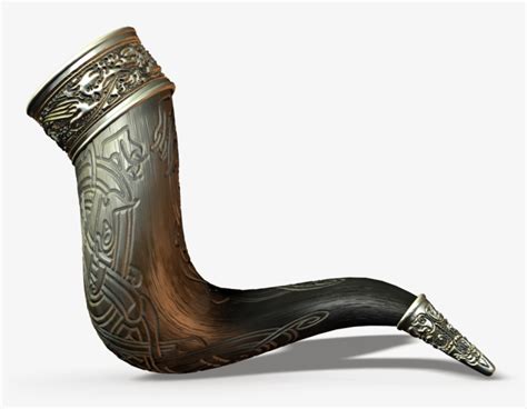 Viking Drinking Horn Vessels And Accessories Vikings Hades Symbol