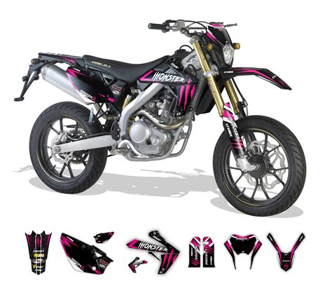 Monster Series Graphics Kit For Rieju MRT And Marathon 50 And 125