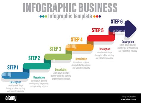 Vector Illustration Step Or Six Option For Process Presentations