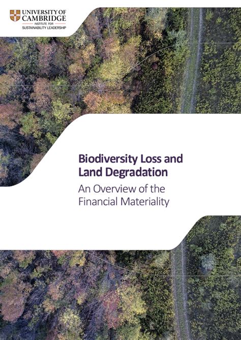 Biodiversity Loss And Land Degradation An Overview Of The Financial Materiality Altiorem