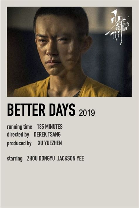 Better Days Poster Cardpolaroid Movie Quotes