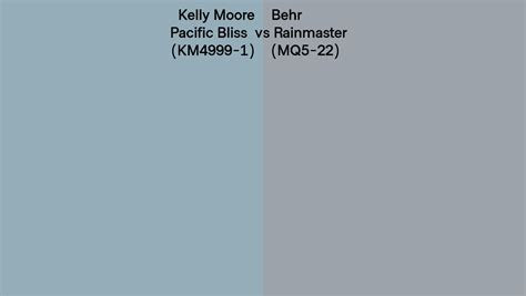 Kelly Moore Pacific Bliss Km Vs Behr Rainmaster Mq Side