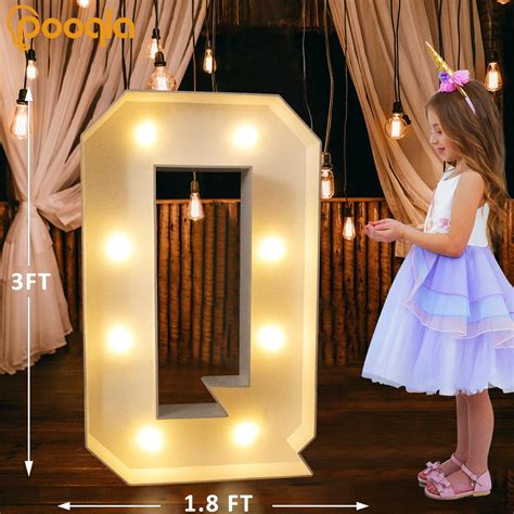 Snapklik Ft Marquee Light Up Letters Cool White And Warm White