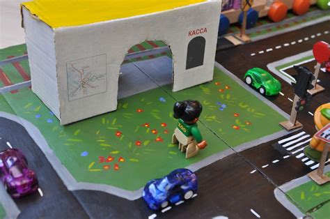 Creative Projects for Kids: Cardboard Town