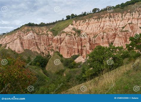 Red Ravine In Romania Landscape Stock Photo Image Of Park Arid