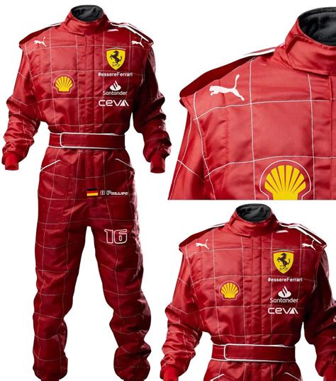 Formel 1 Ferrari Pilot Pit Crew F1 Kostüm Uniform Outfit Etsy de