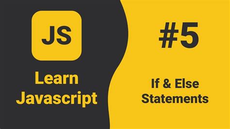 Javascript If Else Statements Javascript Tutorial For Beginners YouTube