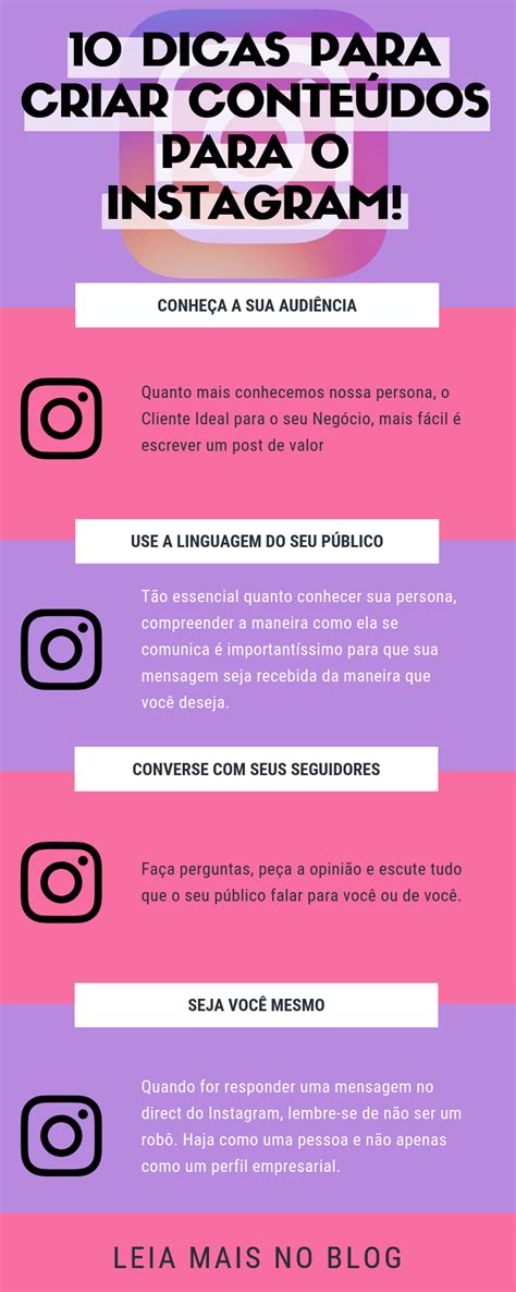 10 Dicas essenciais para criar conteúdo para Instagram Liliane Sousa