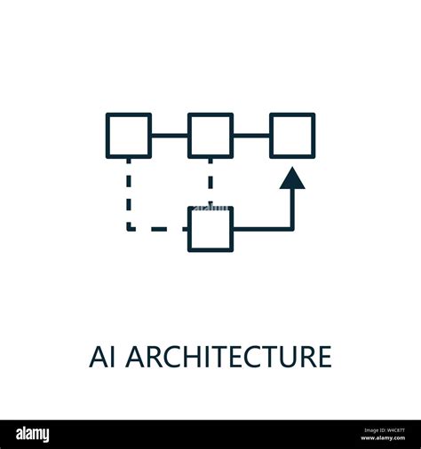 Ai Architecture Thin Line Icon Creative Simple Design From Artificial Intelligence Icons