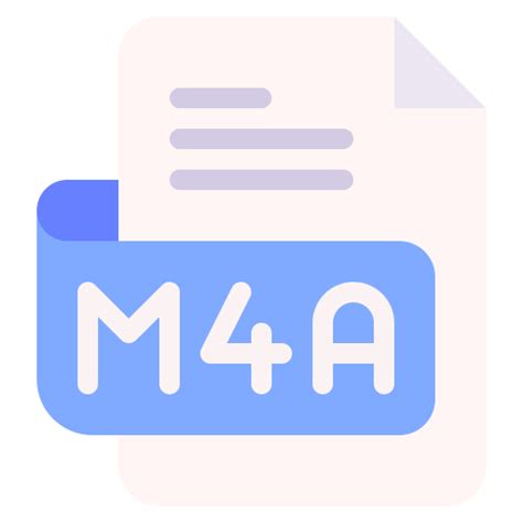 M4a Generic Flat icon