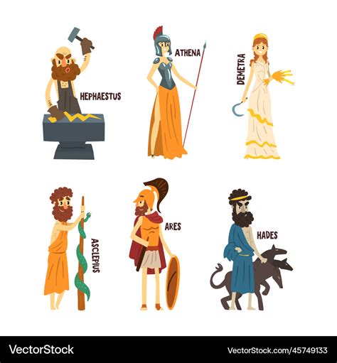 Mythical Greek Gods And Goddesses