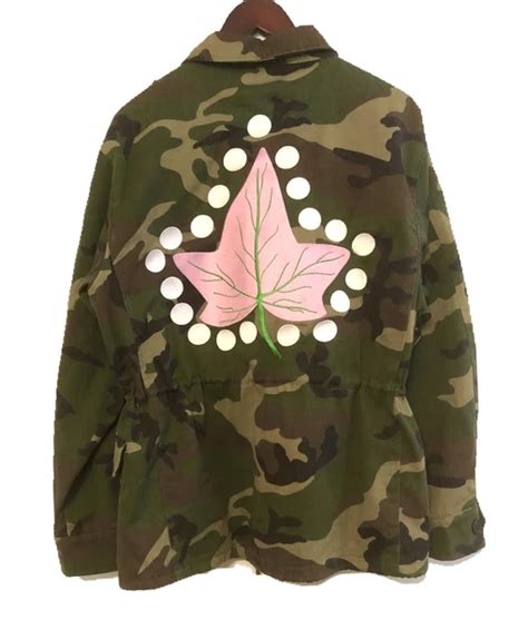 Ivy Army Embroidered Camo Jacket Alpha Kappa Alpha Jackets Alpha