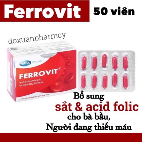 Ferovit Viên Uống Bổ Sung Sắt Cho Người Thiếu Máu Shopee Việt Nam