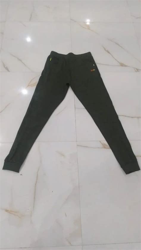 Male Men Olive Green Lycra Track Pant Solid At Rs Piece In Ballia