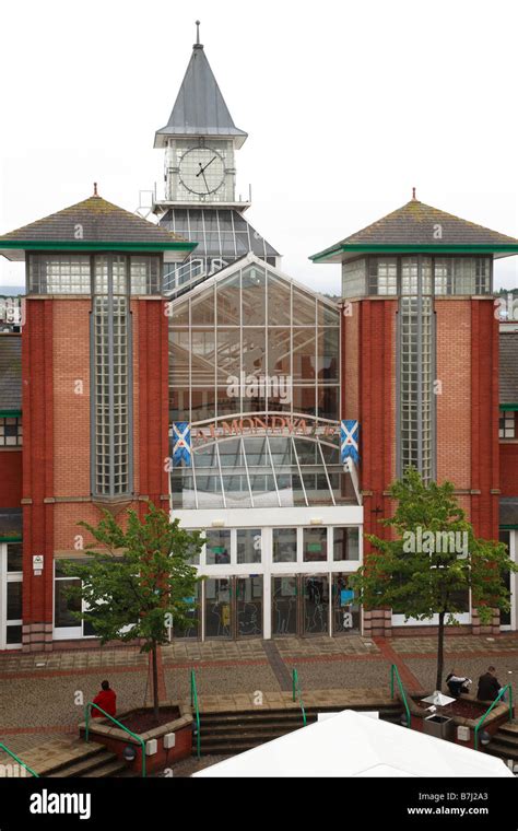 Entrance to the Almondvale Shopping Centre, Livingston, West Lothian ...