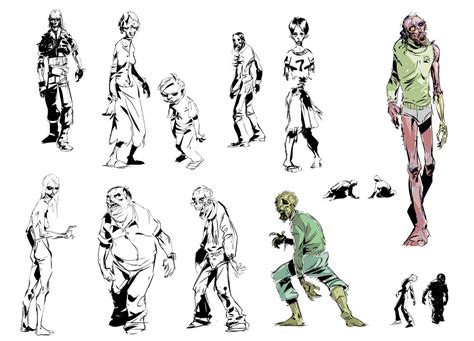 Zombie Sketches By Callibanda On Deviantart