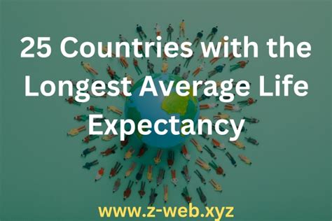 The 25 Countries With The Longest Average Life Expectancy Z Web Reviews