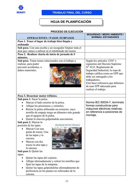 Trabajo Final Rebobinado De Motores Pdf