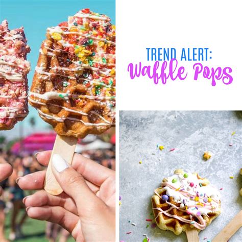 Trend Alert Waffle Pops A Fun Festival Food Perfect For Weddings